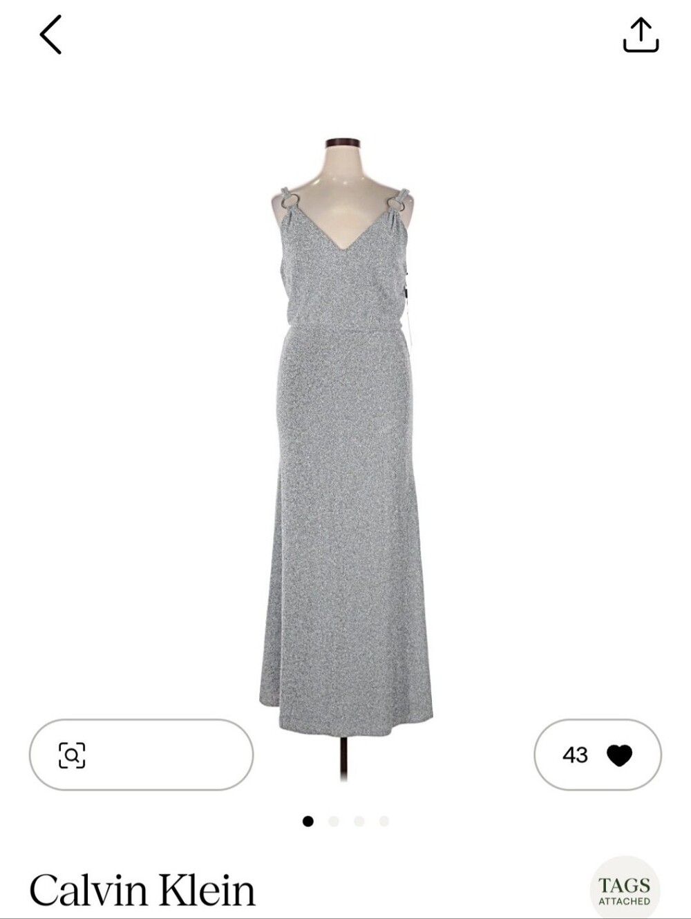 Calvin Klein Size 14 Casual Dress NWOT